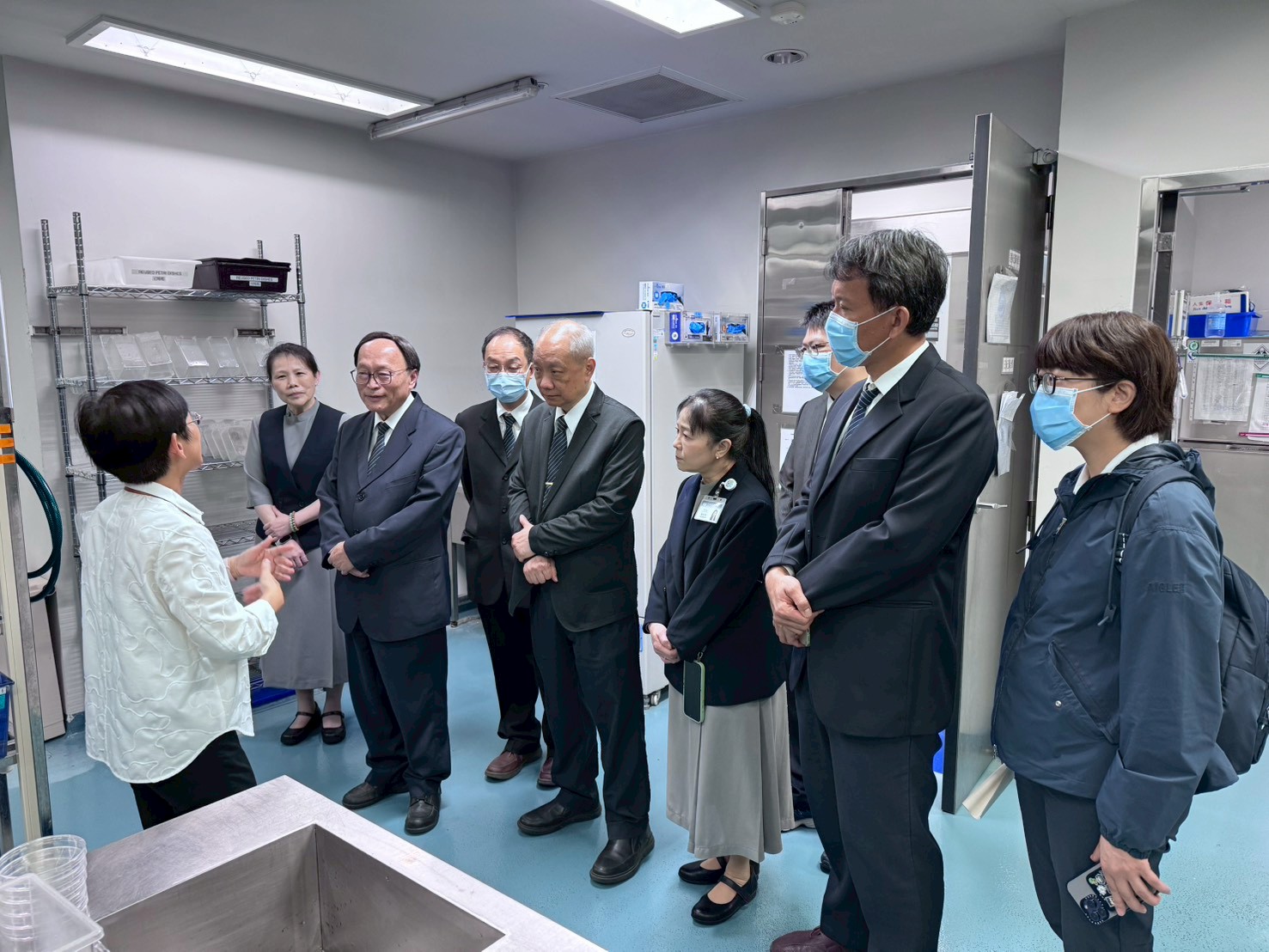 團隊參訪斑馬魚核心實驗室