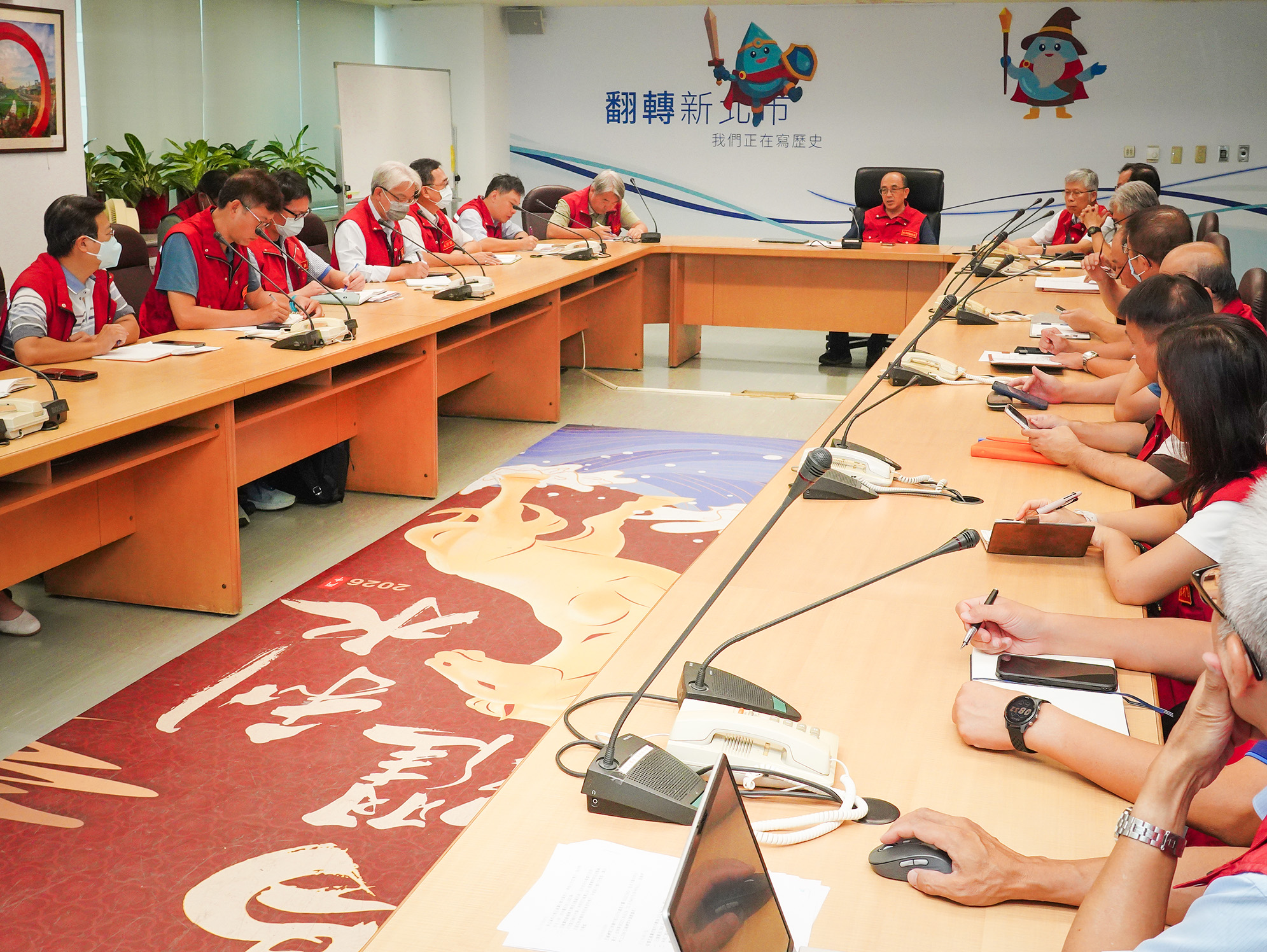 迎戰白海豚颱風 新北智慧防汛與民間齊心戒備