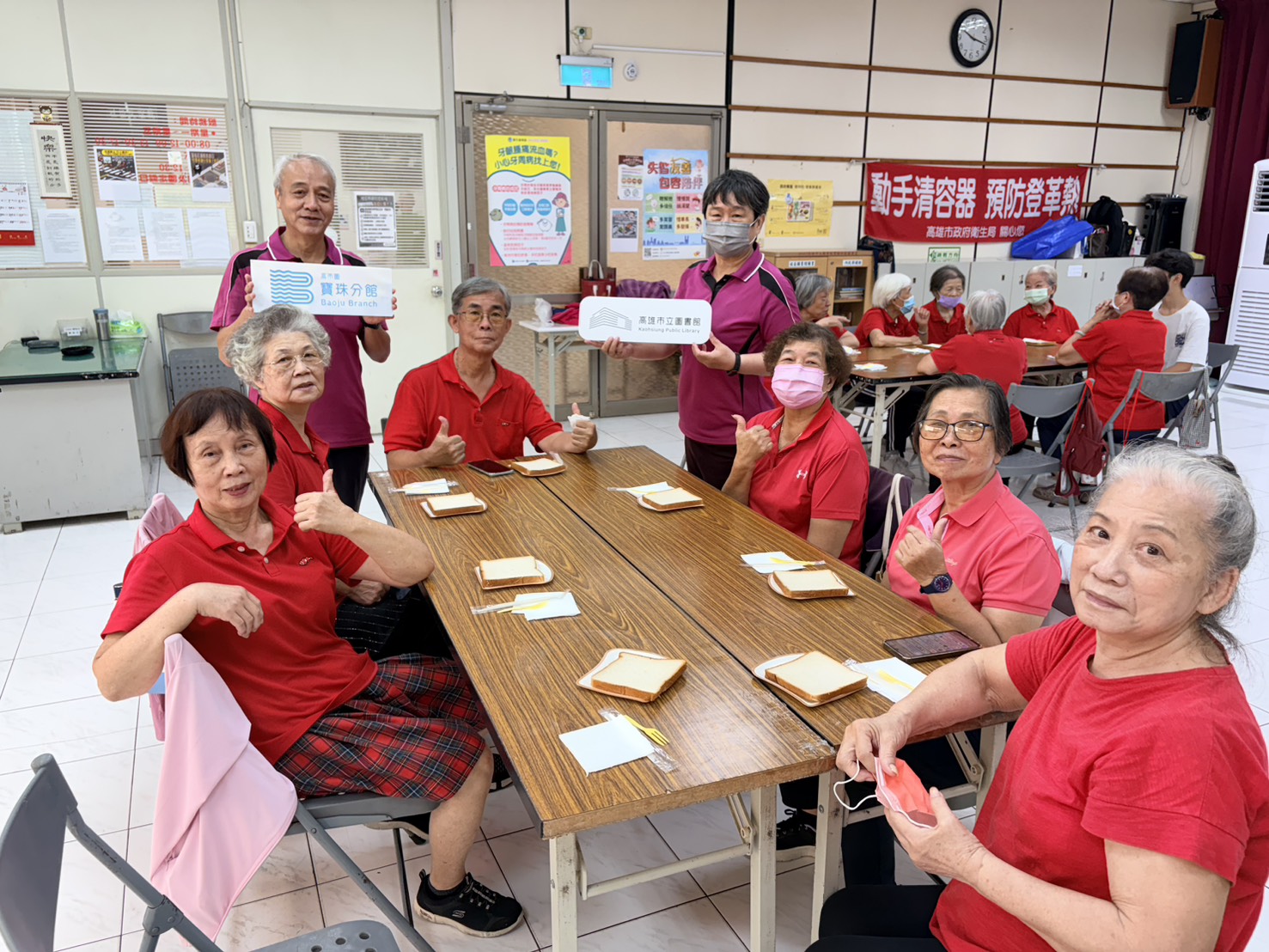 長輩們將發揮創意，進行豆沙裱花甜點手作