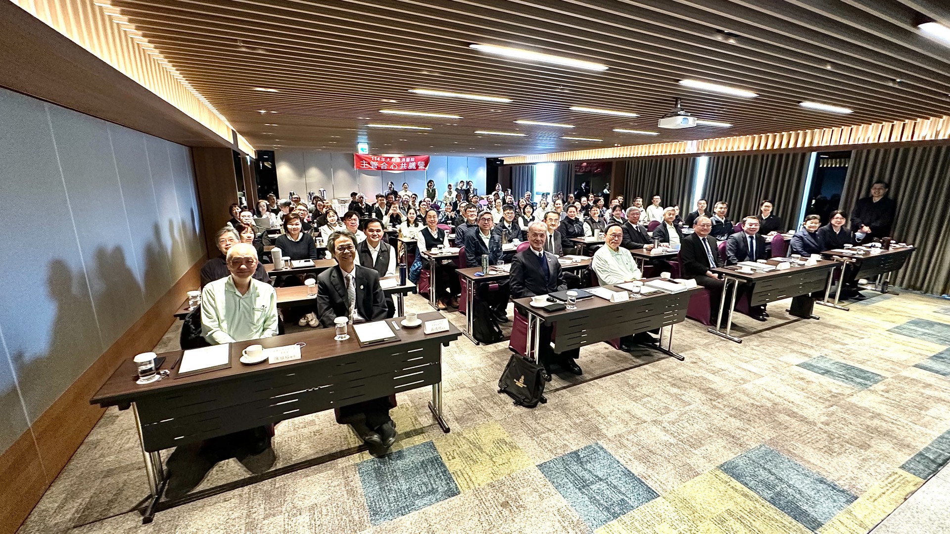 為凝聚主管共識、勾勒醫院中長程發展藍圖，大林慈濟醫院1日舉辦合心共識營。