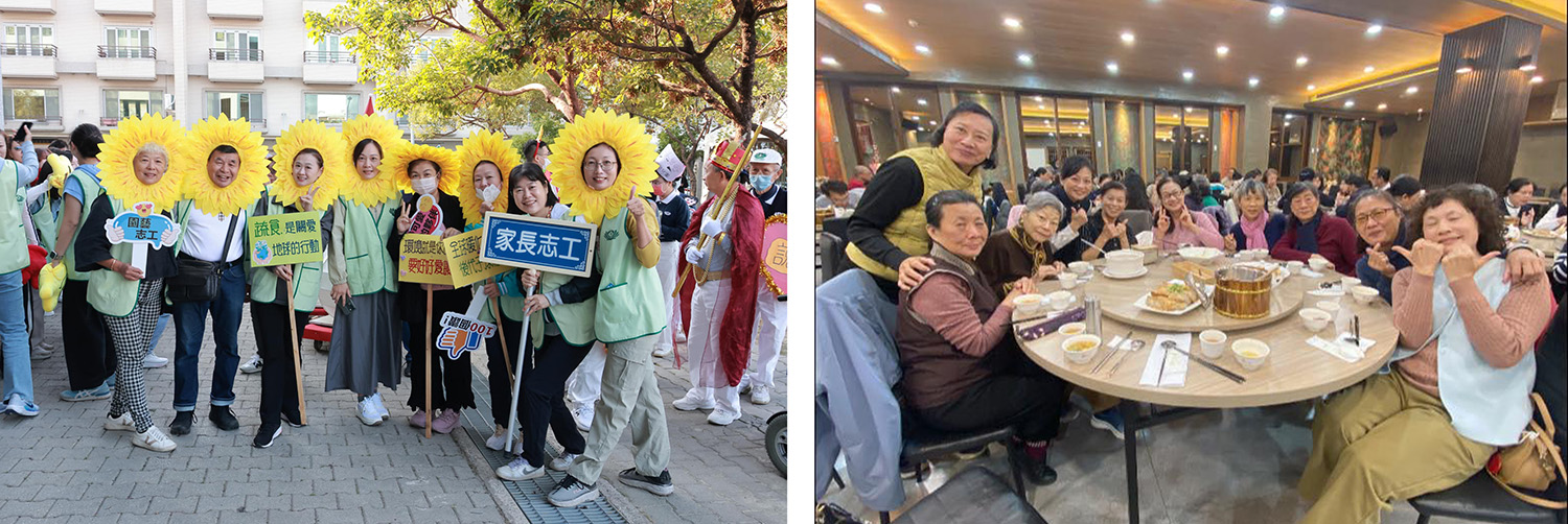 各志工團隊長期以來關懷師生、守護校園，讓學校在穩健中前行，在多元中茁壯。