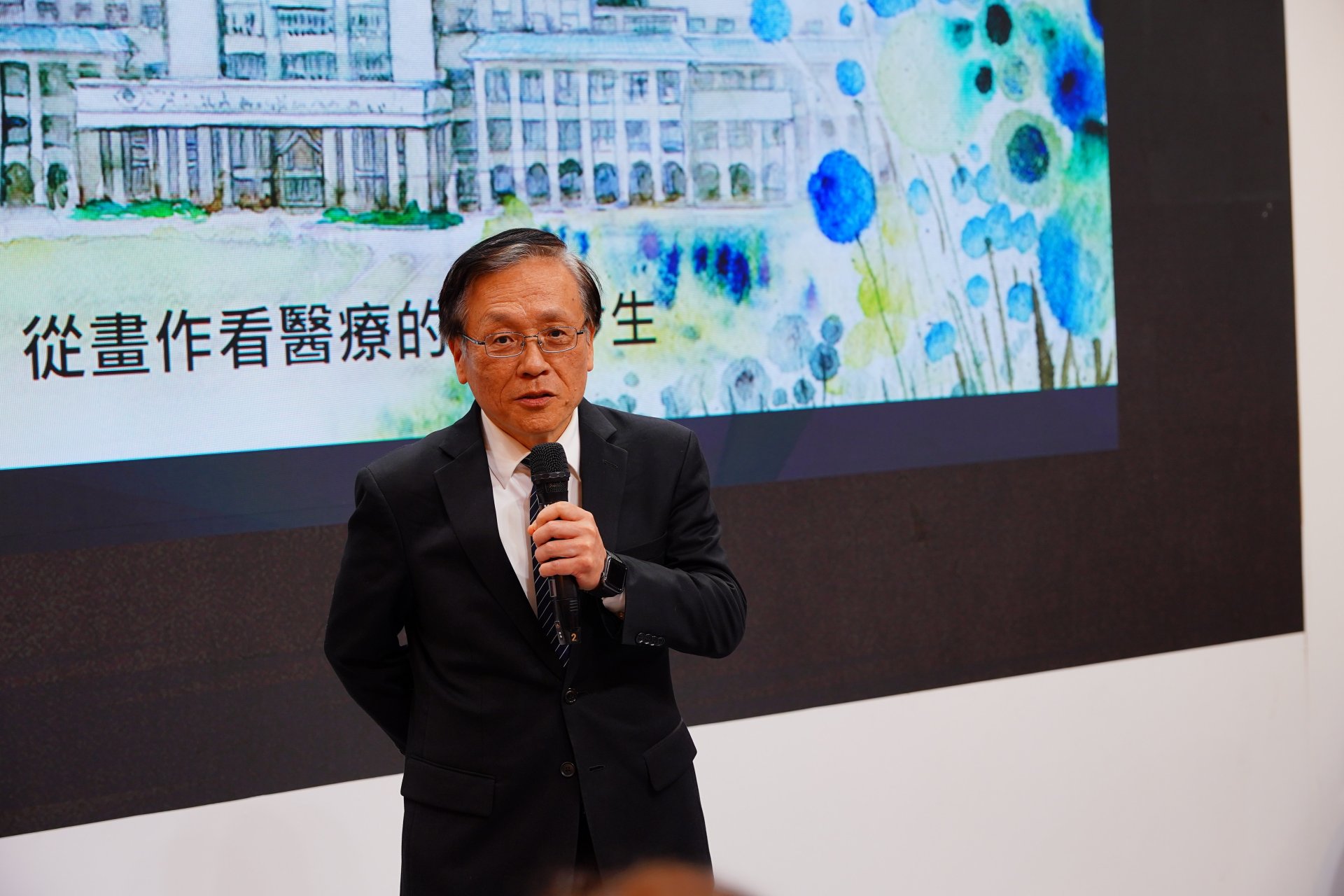 2026台北國際書展中，台中慈濟醫院簡守信院長跟大家分享「從畫作看醫療的前世今生」，