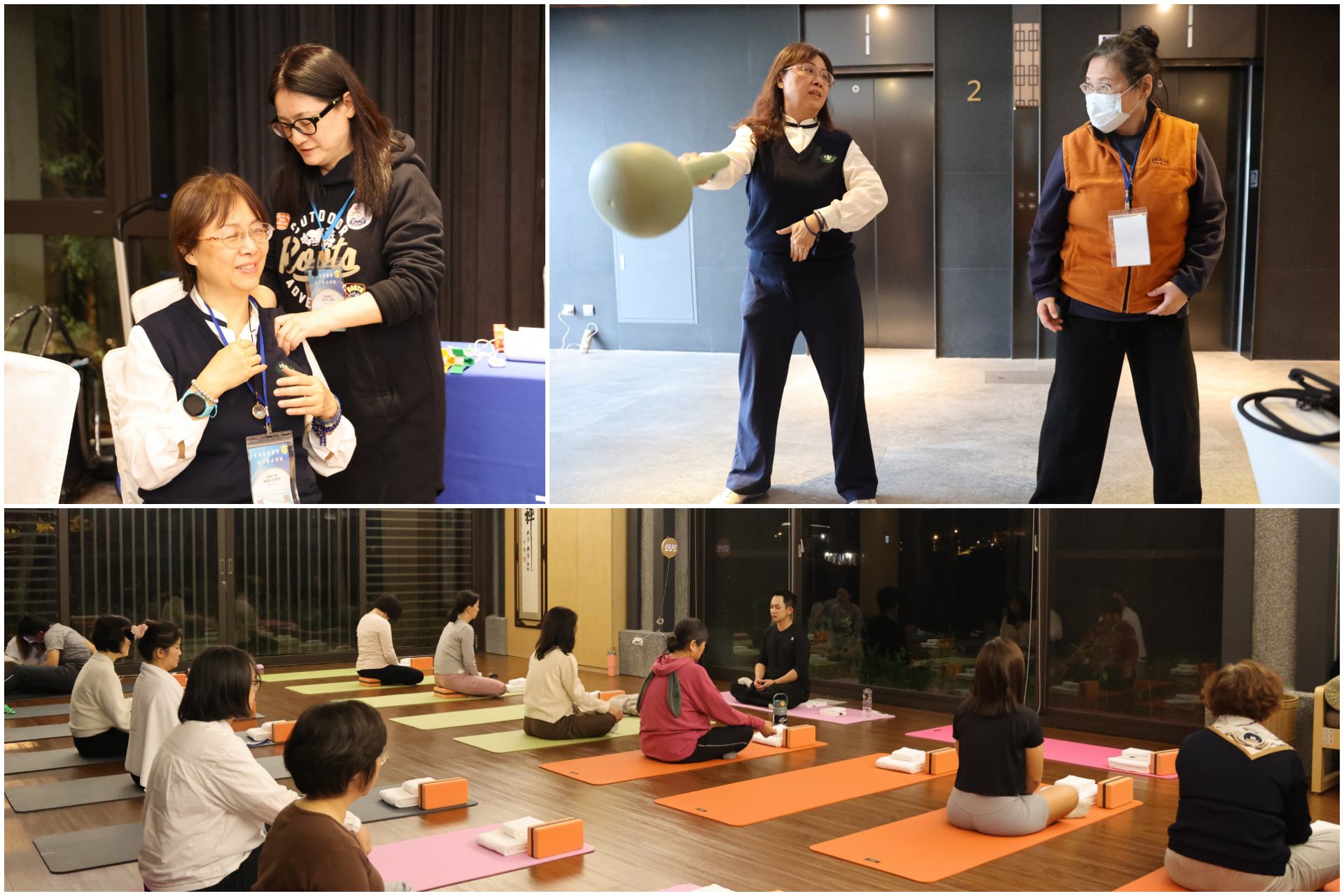 蔡娟秀副教授說，課程結合蔬食飲食、適度運動、良好睡眠、正念練習與社交連結等多元體驗，強調「先體驗、再推動」，引導醫護人員從自身生活出發，理解健康行為改變的關鍵。