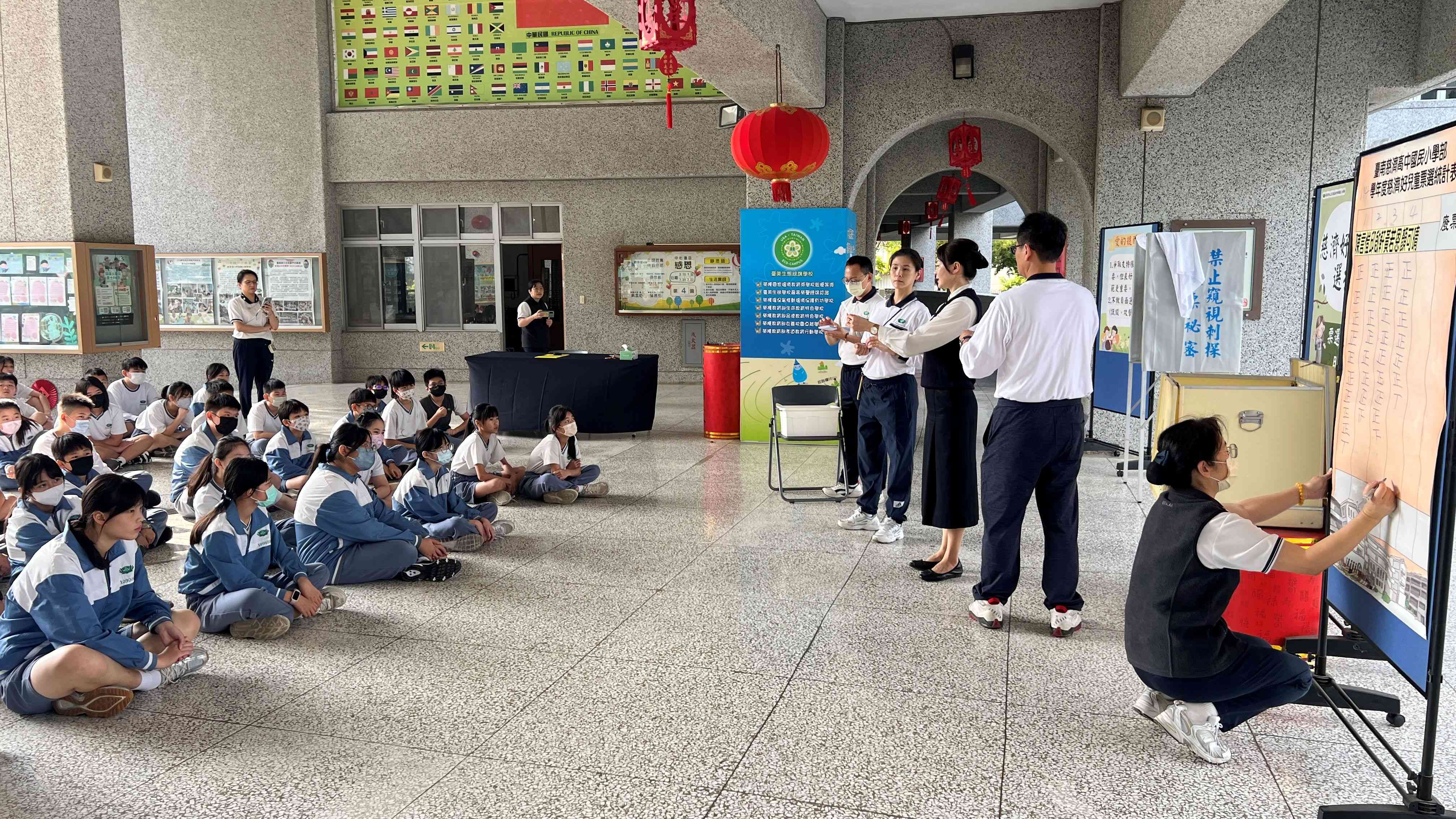 公開開票，見證透明民主。