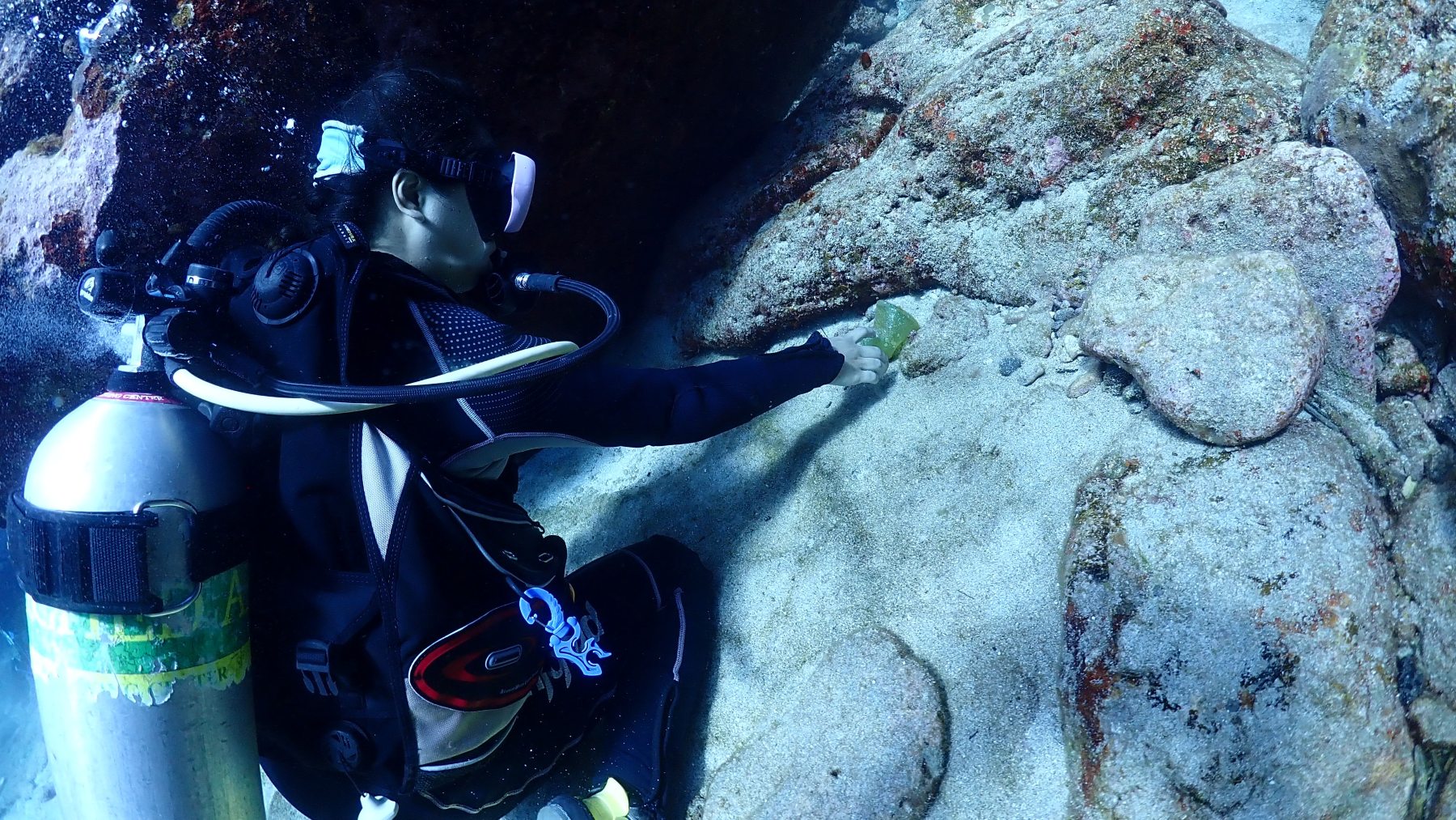 部落返鄉服務-蘭嶼海域淨海。