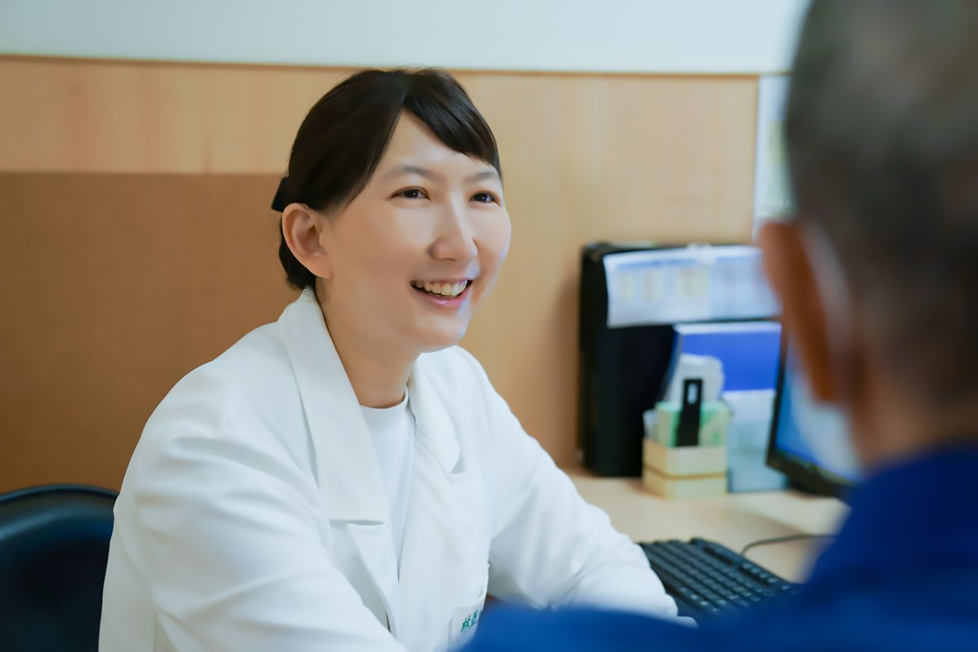 林亞萱中醫師看診示意照。