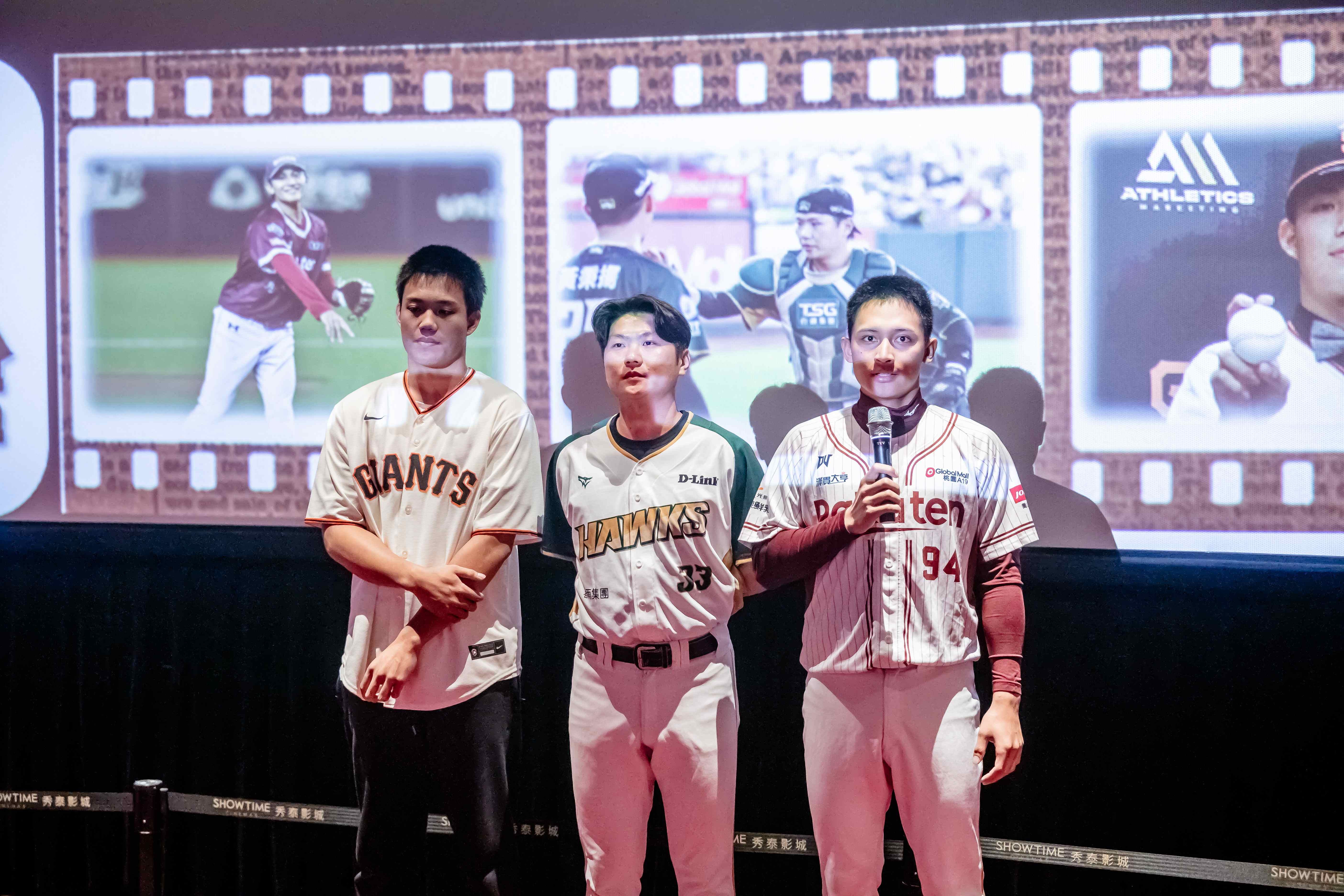 三位球星致詞－表達花蓮縣政府重視棒球運動