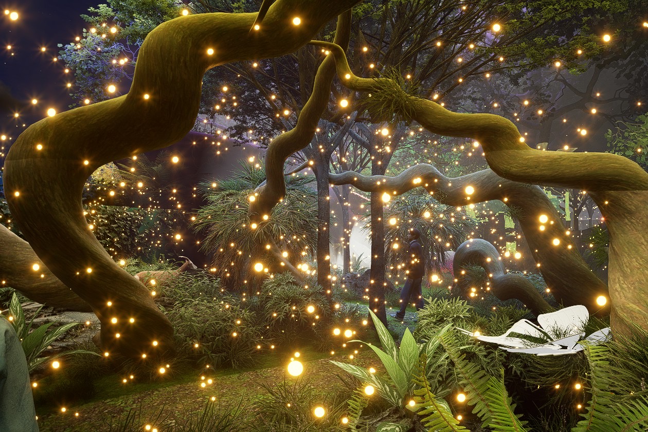 建設局燈區-驚蟄界-模擬圖呈現浪漫光影