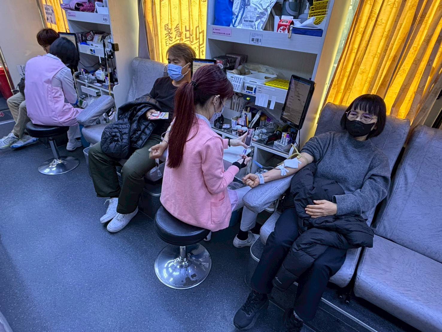 中西東南區清潔隊捐血現場