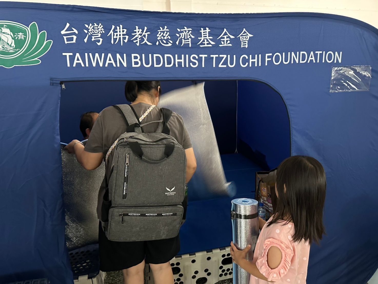 苗栗慈濟福慧床等物資即時送達 守護被安置鄉親