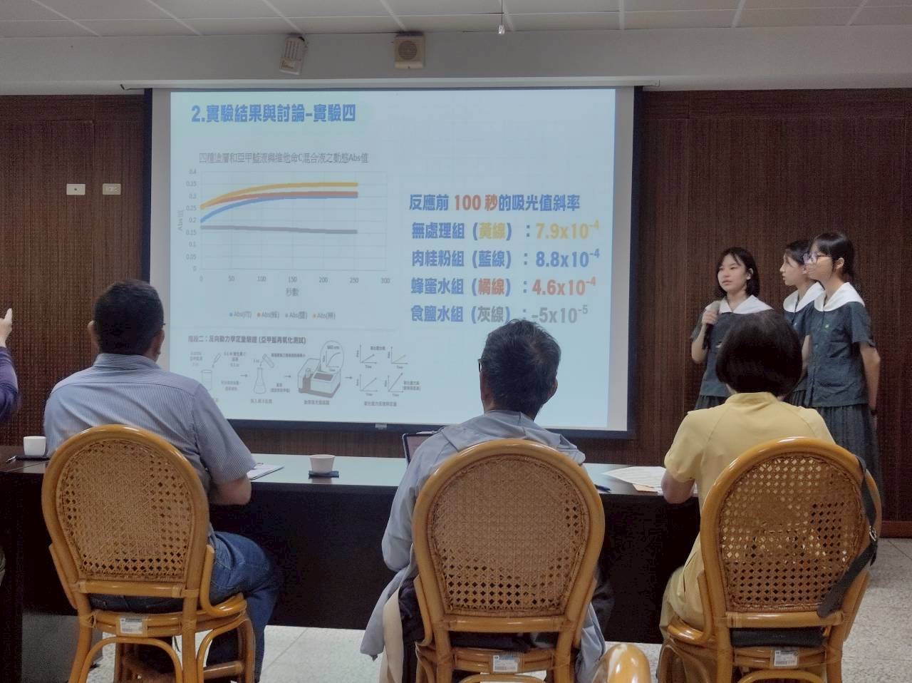 生物組作品以探究天然塗層對蘋果褐變的抑制效應，評估不同天然塗層對蘋果的抑制能力，篩選最佳防護配方。