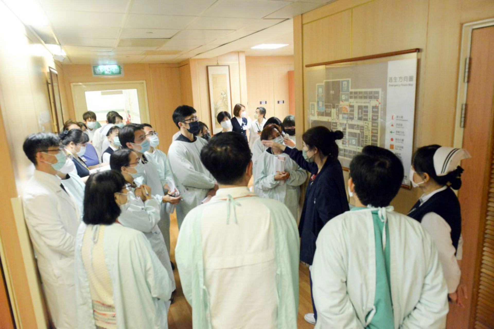 有鑑於台北慈濟醫院在感染管制執行成效優良，衛生福利部疾病管制署與財團法人醫院評鑑暨醫療品質策進會特選為北區示範醫院。