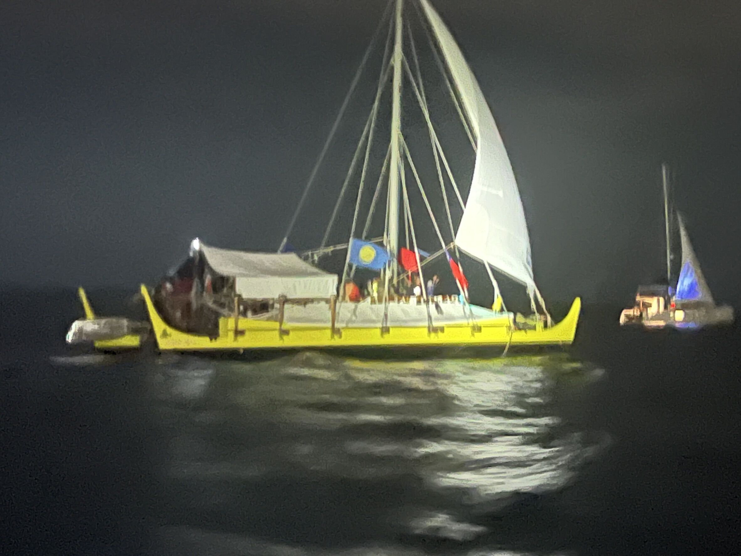 「無私分享號」(Alingano Maisu)於115年3月1日航抵我國海域