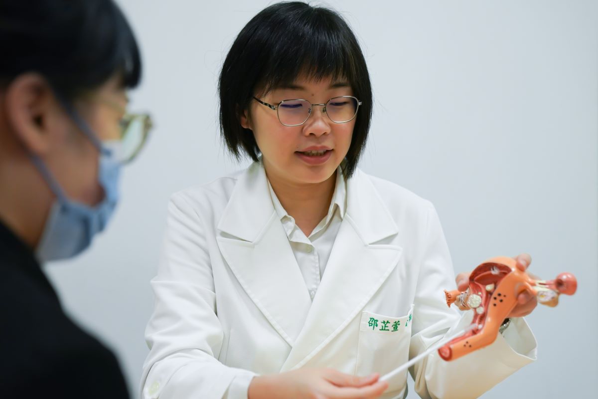 邵芷萱醫師看診示意圖。