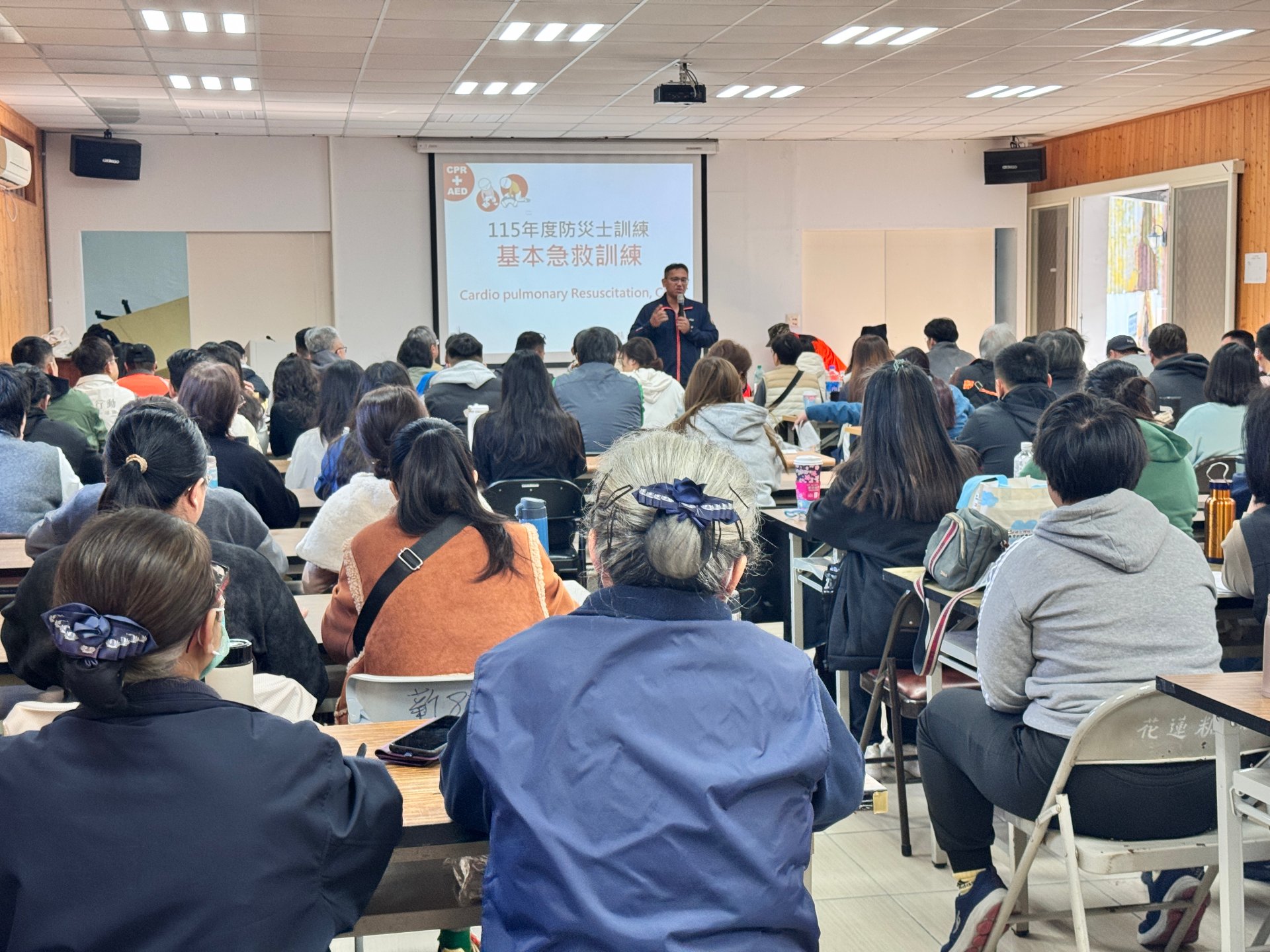 慈濟與微光行動協會合辦光復鄉防災士培訓課程，3月7、8日在光復糖廠舉辦。