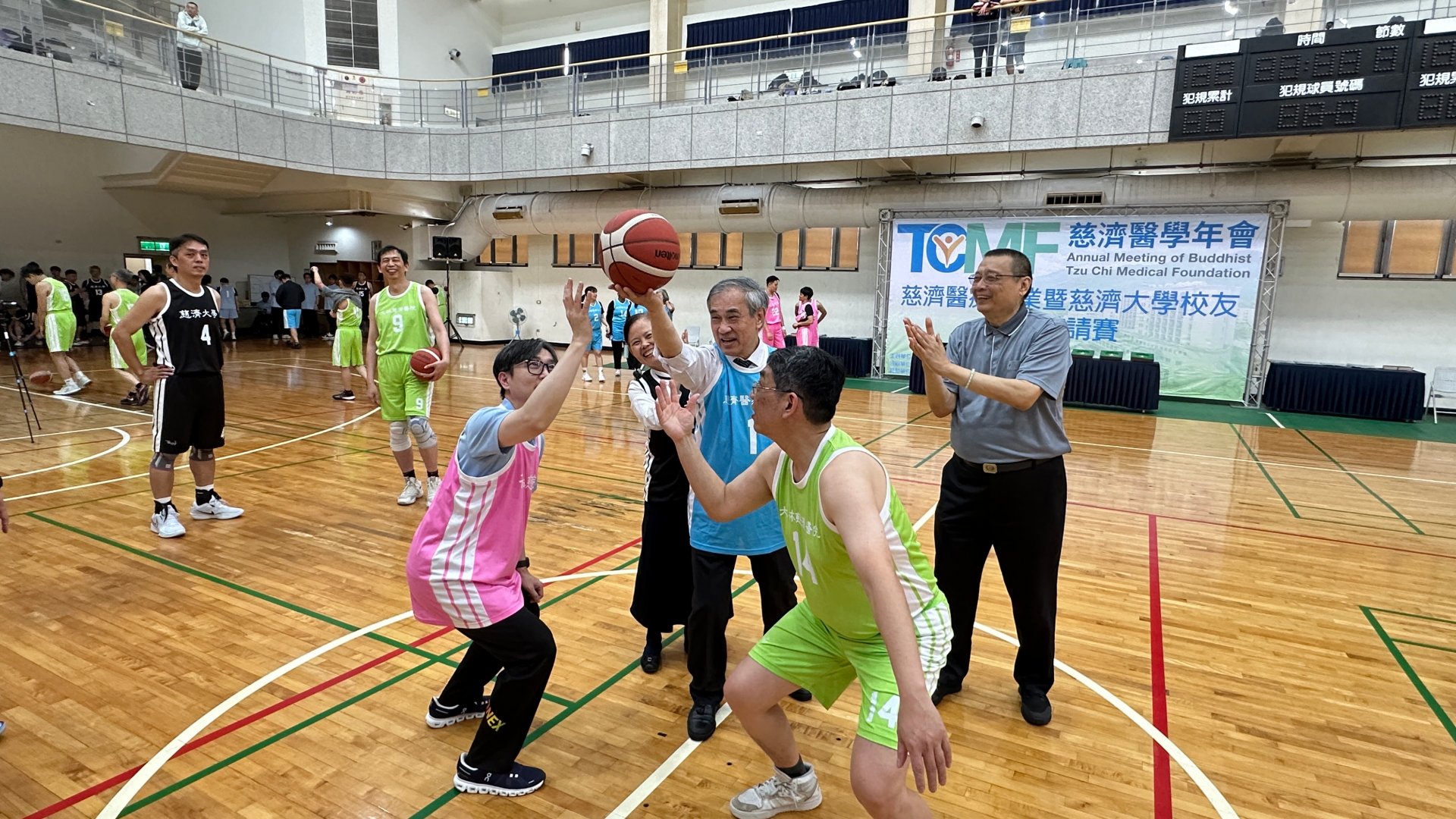 TCMF協力盃籃球賽開球