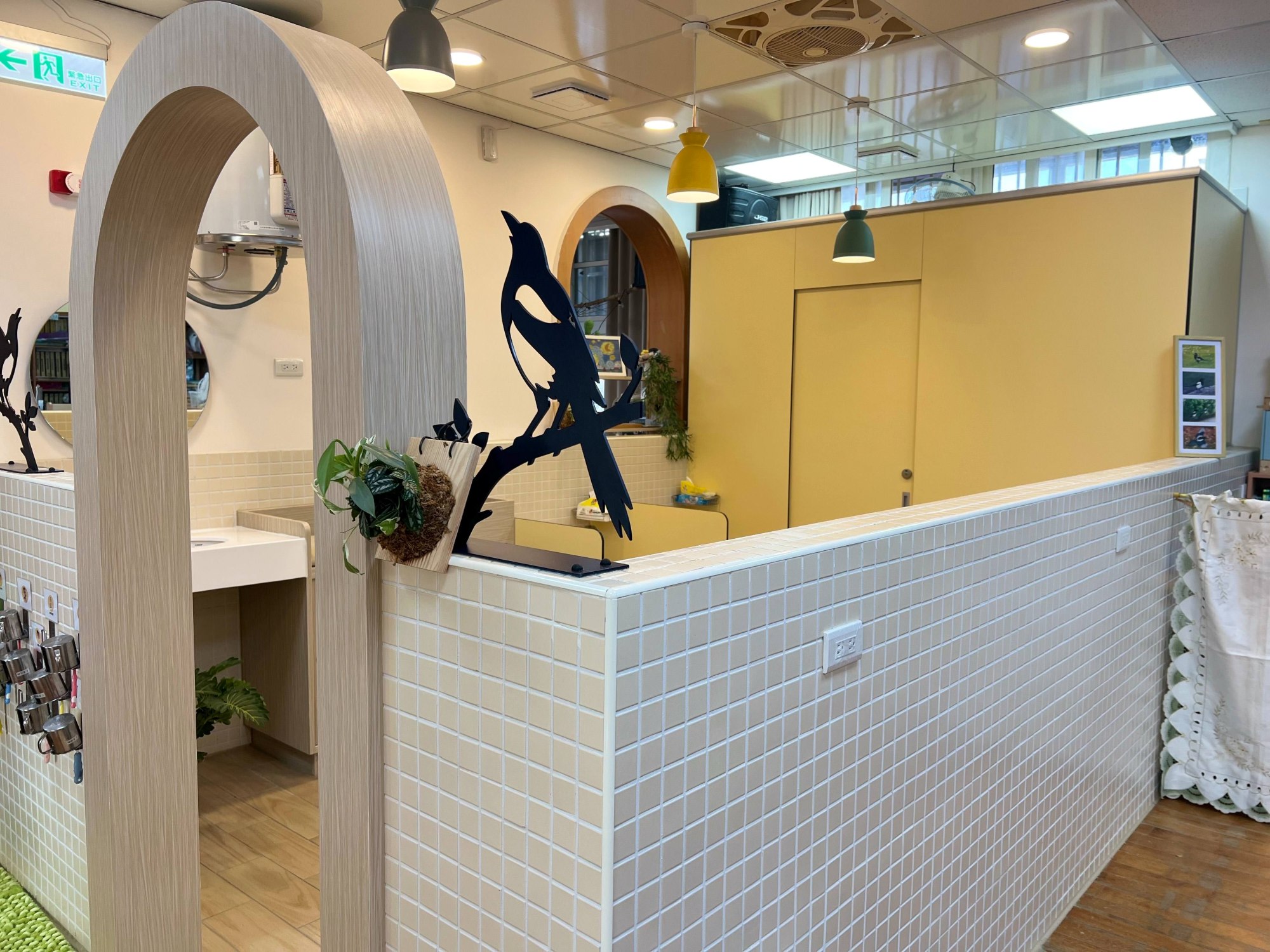 苗栗縣永貞國小附幼盥洗室。