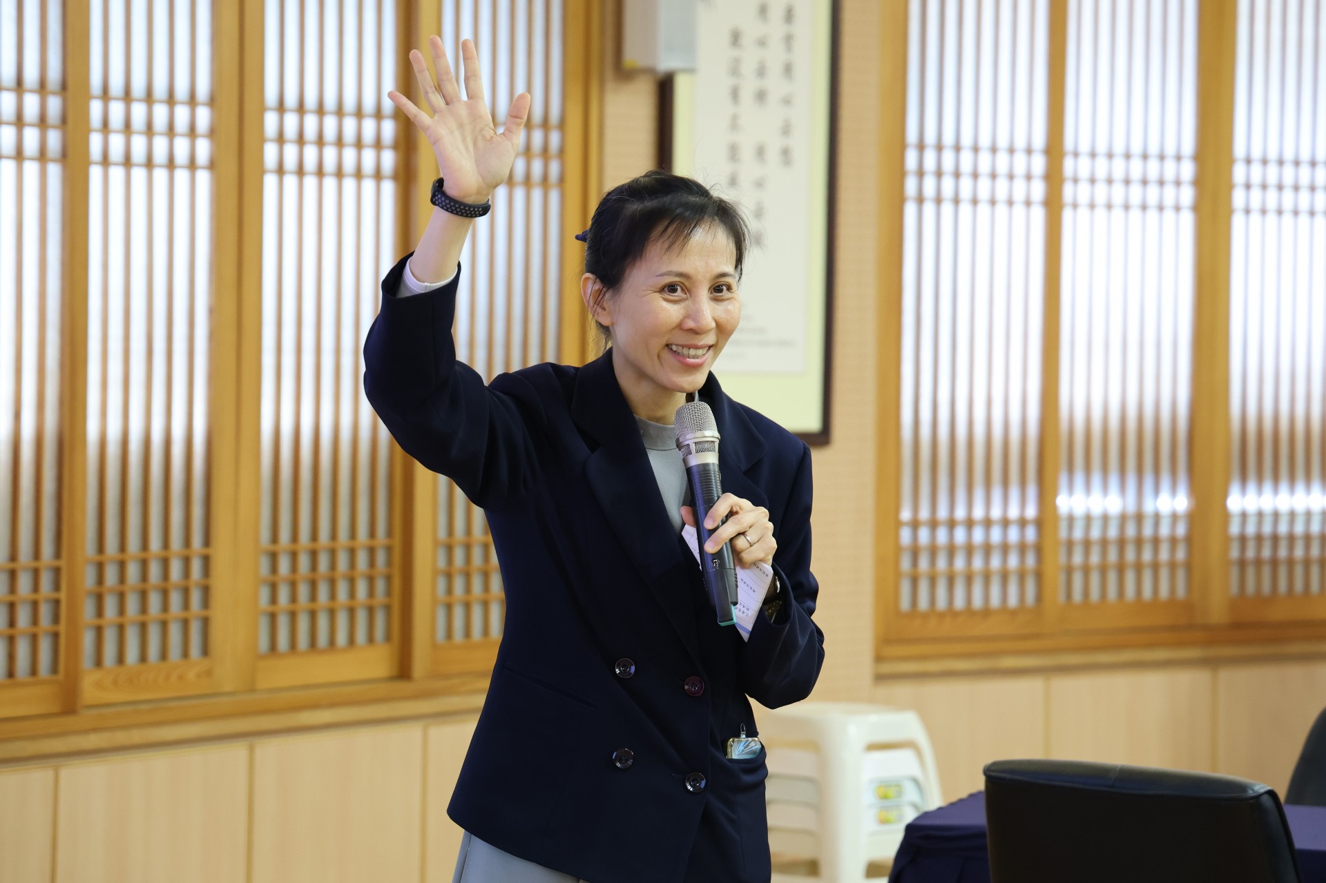 花蓮慈院人力資源室暨職業安全衛生室主任劉曉諭表示，從制度建立、教育訓練到事件處理，都需要跨部門合作，才能打造安全、健康且互相尊重的工作環境。