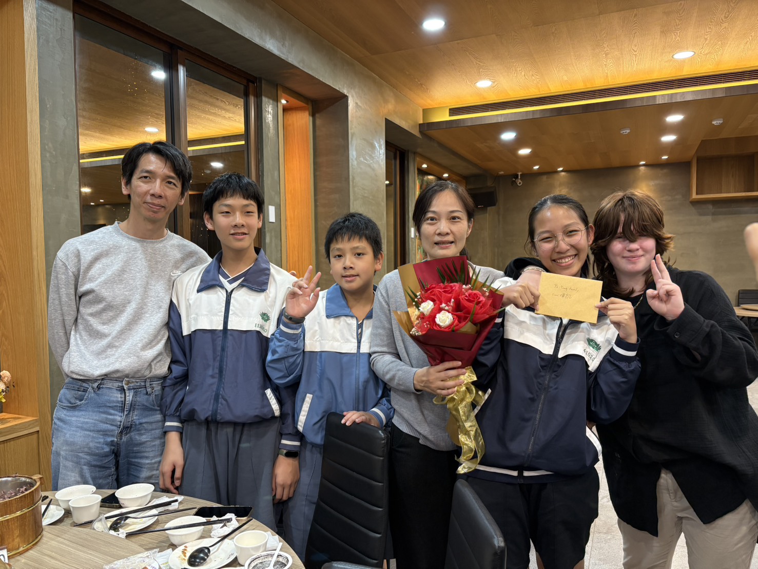 Cat很喜歡寄宿家庭安排的每件事情且樂在其中。