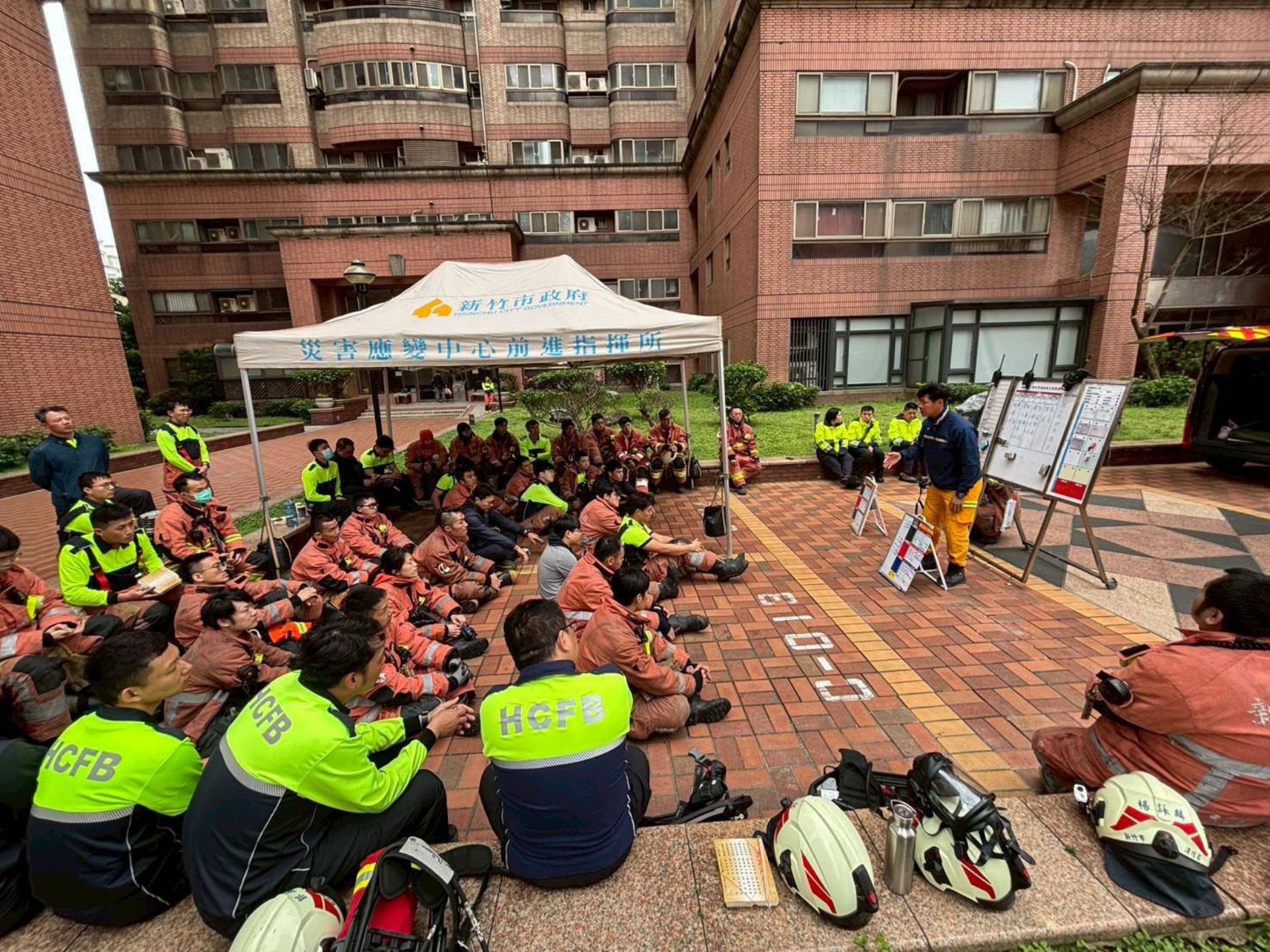 守護高科技城市韌性！竹市消防局百人實地演訓