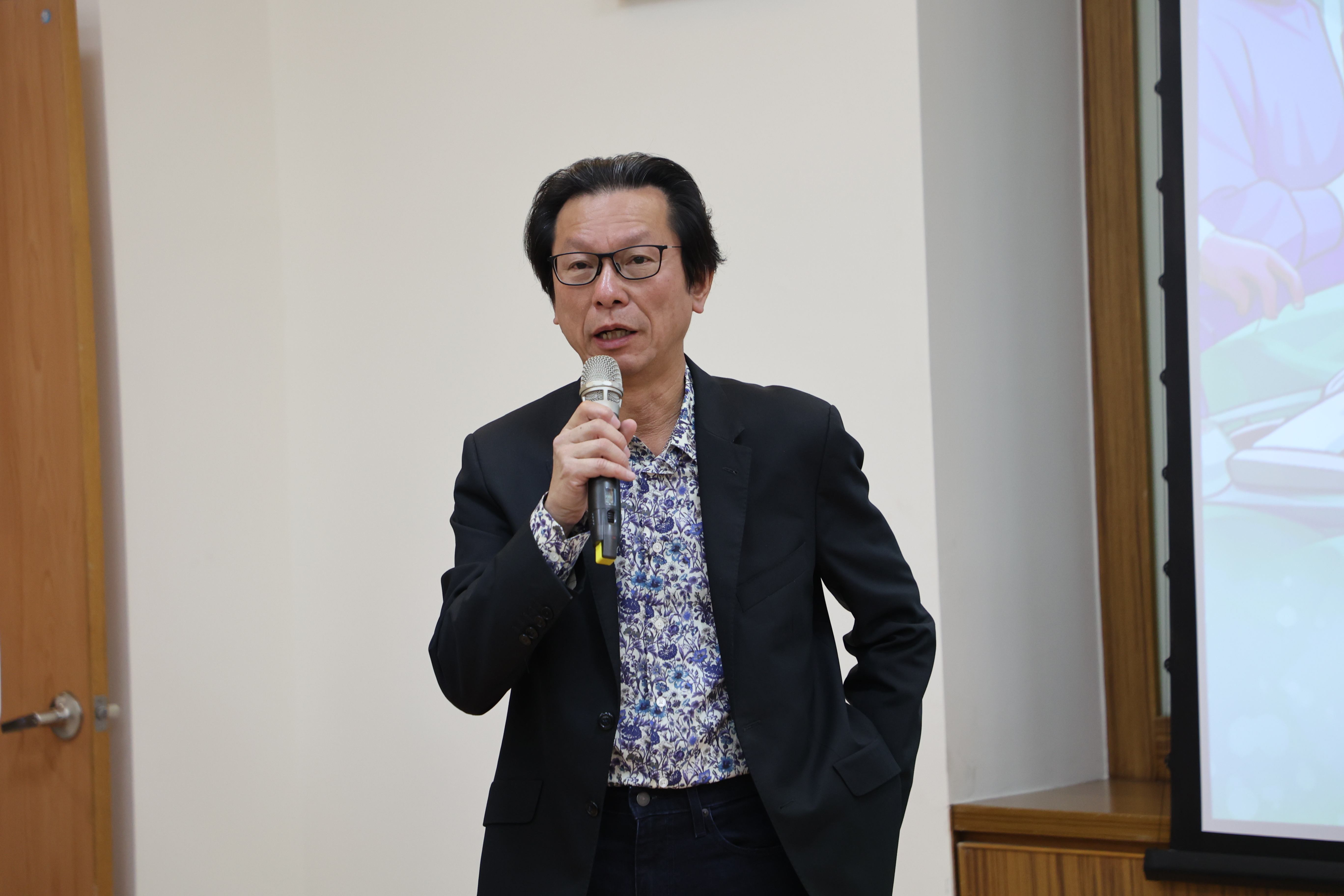 陪伴許多花蓮孩子的兒科醫師「朱爸」，花蓮縣衛生局局長朱家祥也蒞會致詞。