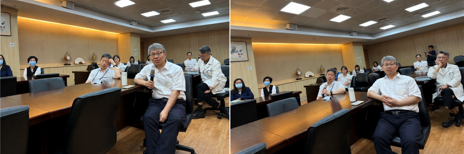 問答時間，與會教師提問進行交流