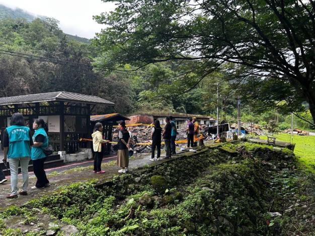 鳳林林田山火災 關懷鄉親送溫情服務不停歇