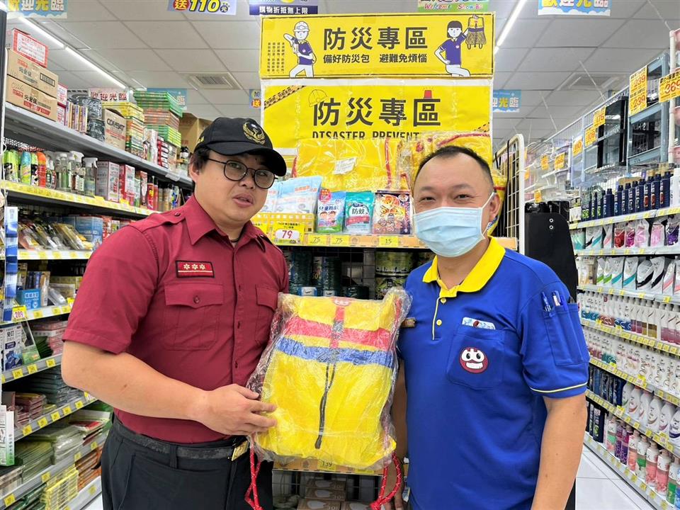 彰化賣場設置防災專區 居家備糧提升守護力