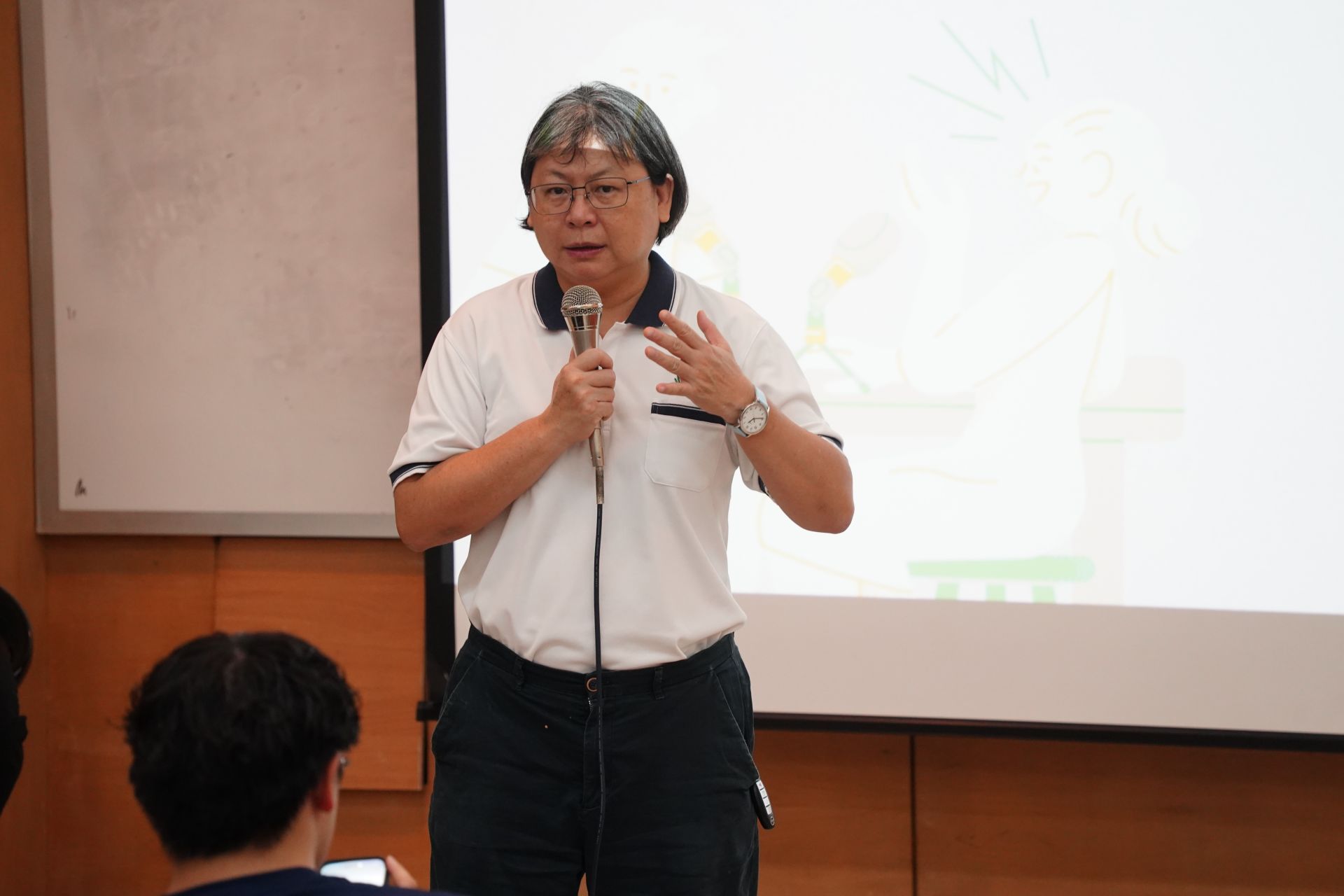 張麗芬主任肯定慈大學生用服務學習外交,讓不同國家的人感受來自台灣的溫暖。