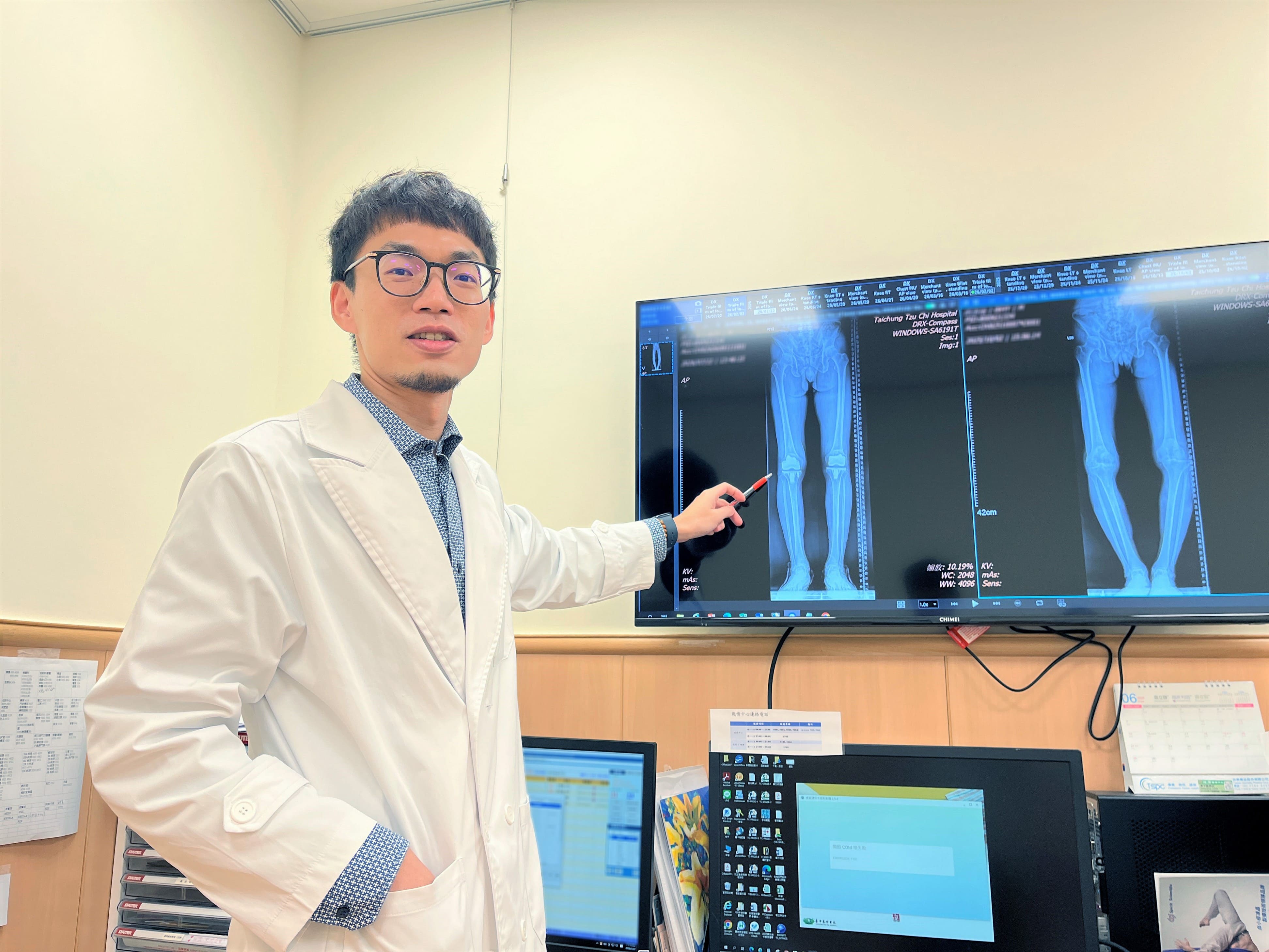 水電師傅台中慈濟治疼痛 輪換膝關節救回行動力