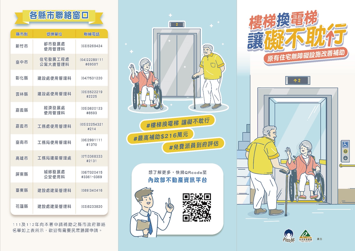改善家門口的障礙 台中無障礙住宅最高補助216萬元
