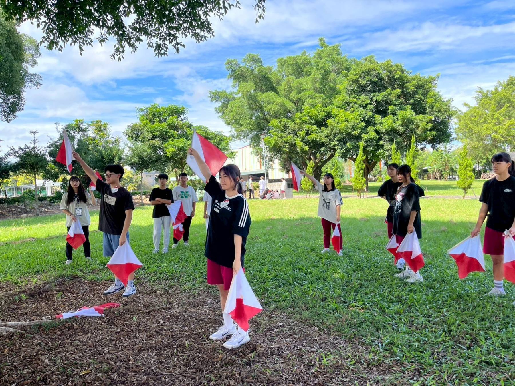 國立苗栗高中(童軍技能教學)。