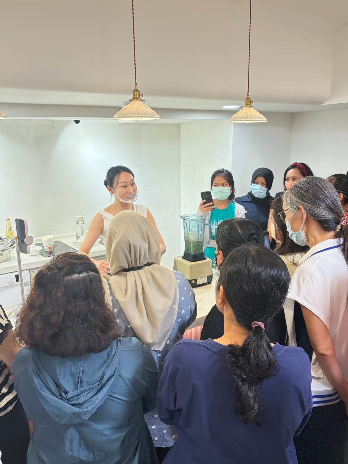 講師解說「高齡飲食備餐技巧」