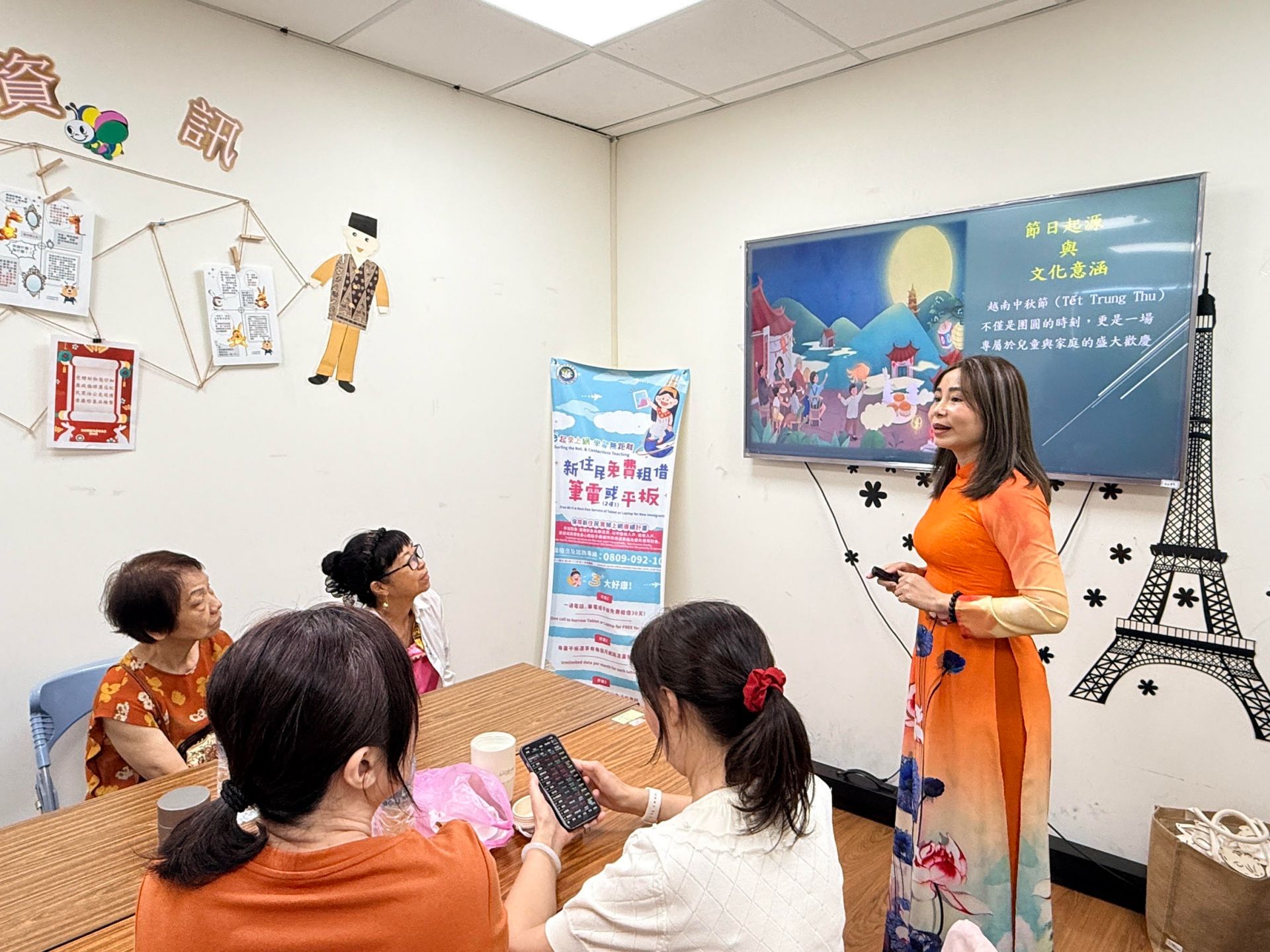 傑出新住民劉秀鴛分享中秋多元文化